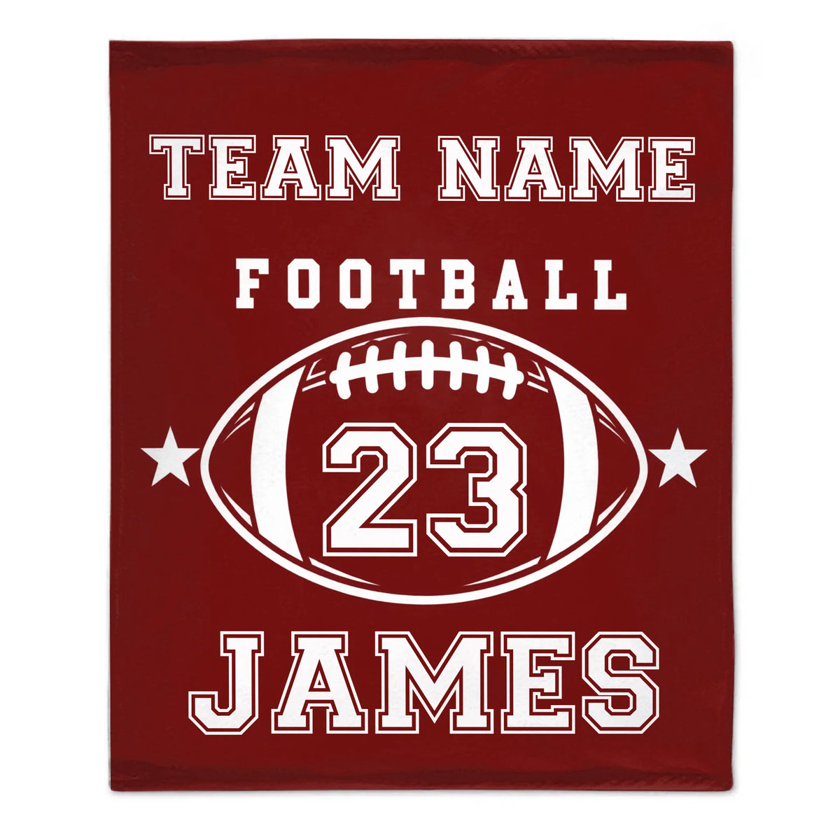 Personalized American Football Blanket-Gift For Football Player