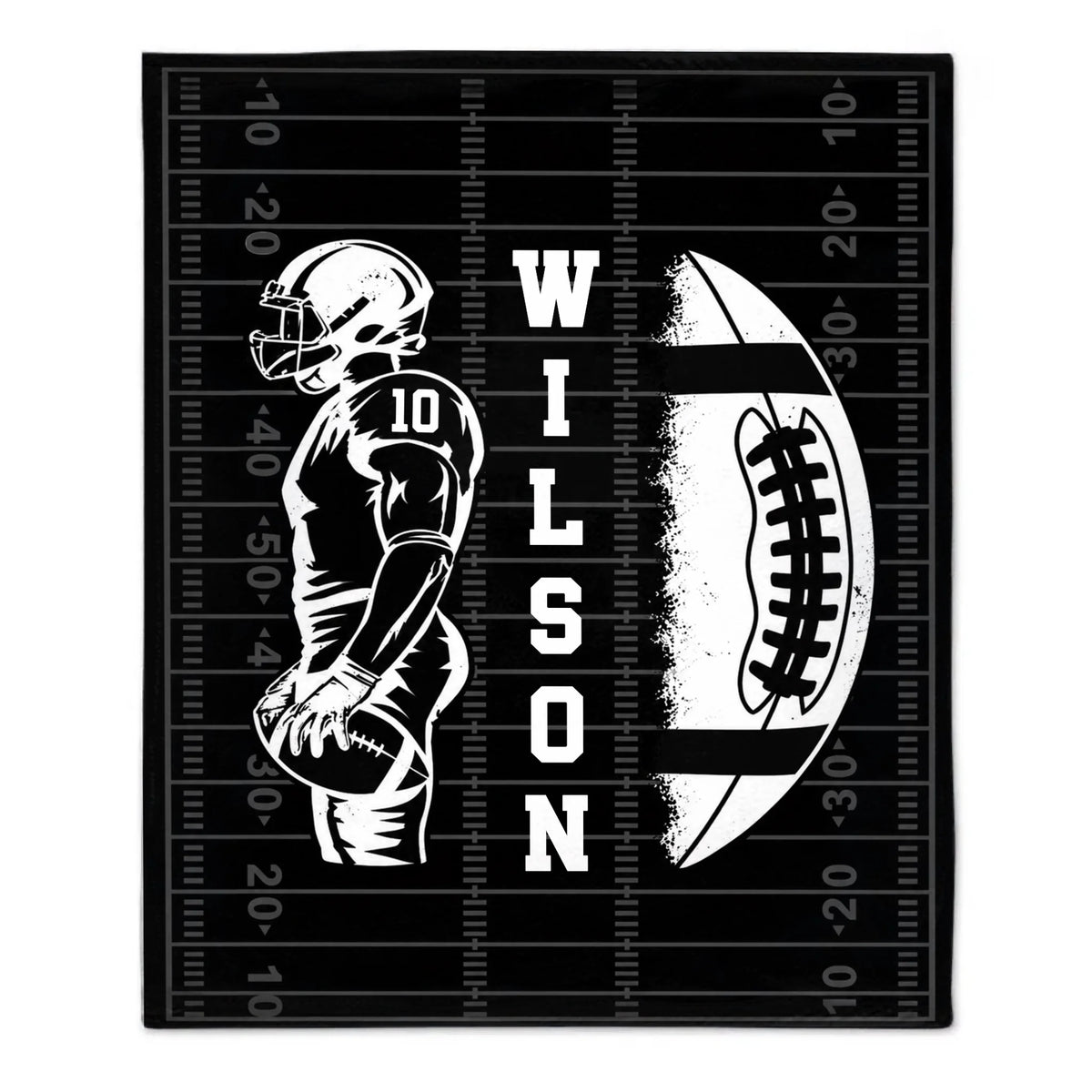 Personalized American Football Blanket-Gift For Football Lovers